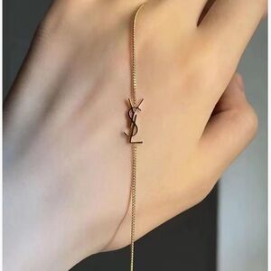 Yves Saint Laurent Gold Chain Bracelet